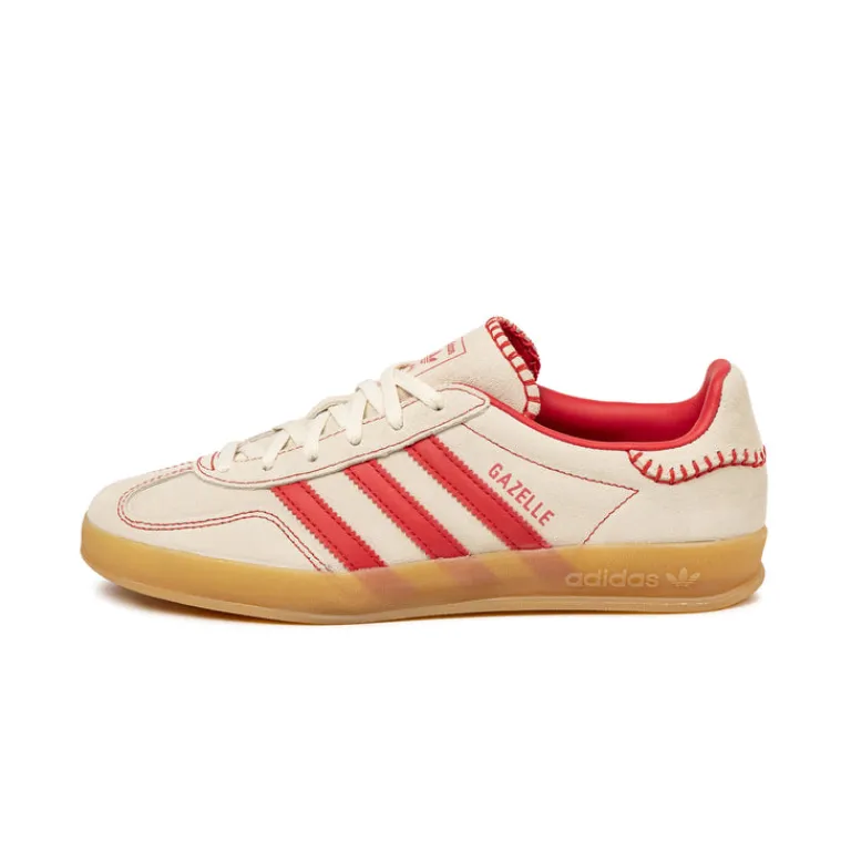 Adidas Sneakers En Cuir|Baskets Décontractées Terrace*Gazelle Indoor W Beta Scarlett / Beta Scarlett / Cream White