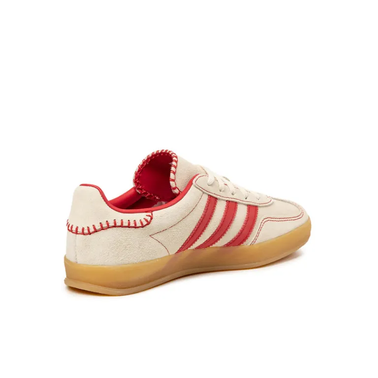 Adidas Sneakers En Cuir|Baskets Décontractées Terrace*Gazelle Indoor W Beta Scarlett / Beta Scarlett / Cream White