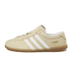 Adidas Sneakers En Cuir|Baskets Décontractées Terrace*Gazelle Low Pro W Sand Strata / Footwear White / Gum 3
