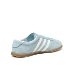 Adidas Sneakers En Cuir|Baskets Décontractées Terrace*Gazelle Low Pro W Clear Sky / Footwear White / Gum 3