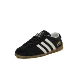 Adidas Sneakers En Cuir|Baskets Décontractées Terrace*Gazelle Low Pro W Core Black / Footwear White / Gum 3