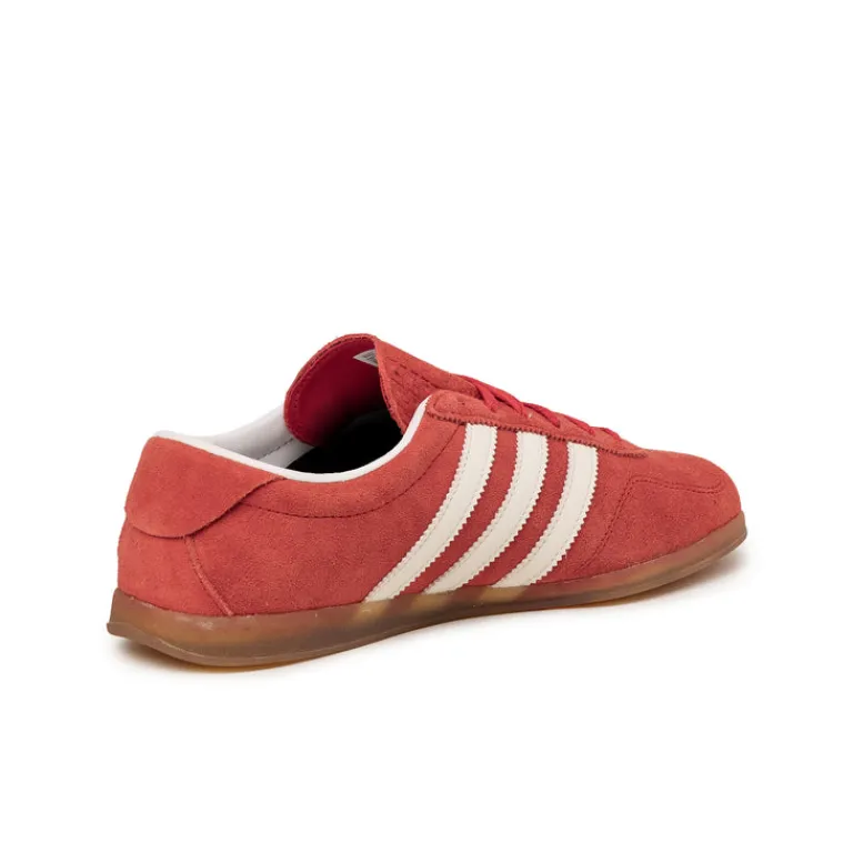 Adidas Sneakers En Cuir|Baskets Décontractées Terrace*Gazelle Low Pro W Better Scarlet / Cloud White / Gum 3