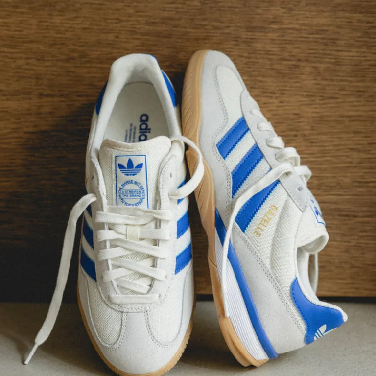 Adidas Sneakers En Cuir|Baskets Décontractées Terrace*Gazelle Sala Off White / Blue / Footwear White