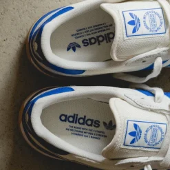 Adidas Sneakers En Cuir|Baskets Décontractées Terrace*Gazelle Sala Off White / Blue / Footwear White