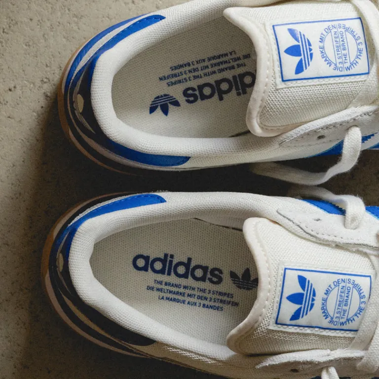 Adidas Sneakers En Cuir|Baskets Décontractées Terrace*Gazelle Sala Off White / Blue / Footwear White