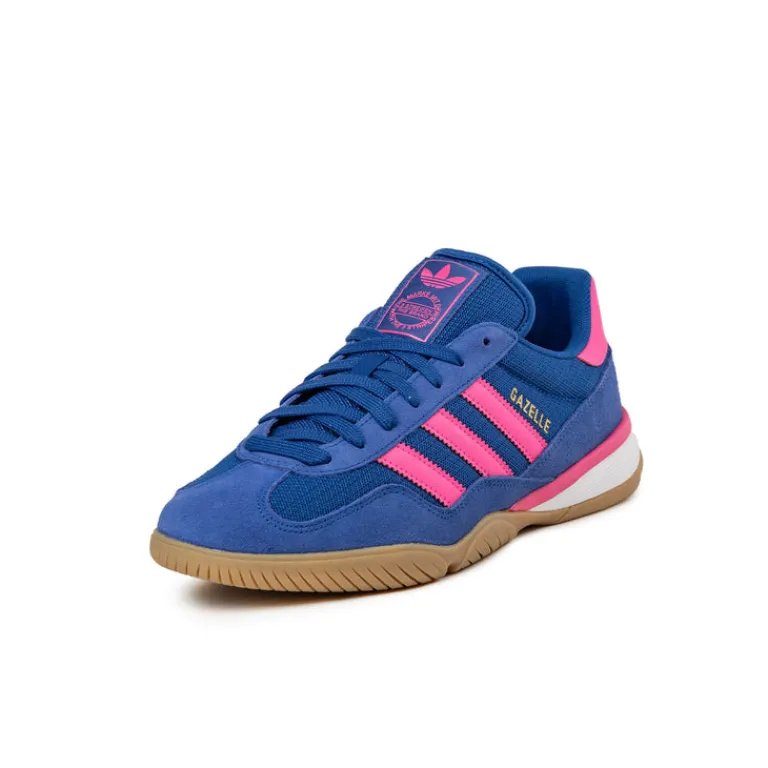 Adidas Sneakers En Cuir|Baskets Décontractées Terrace*Gazelle Sala Royal Blue / Lucid Pink / Footwear White