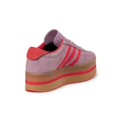 Adidas Sneakers En Cuir|Sneakers À Plateforme*Gazelle Stack W Blush Lilac / Lucid Red / Gum 3