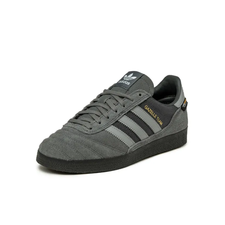 Adidas Sneakers En Cuir|Baskets Décontractées Terrace*Gazelle Team Grey Six / Grey Three / Core Black
