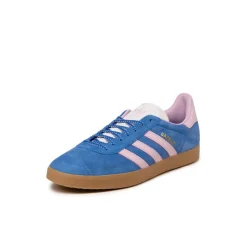 Adidas Sneakers En Cuir|Baskets Décontractées Terrace*Gazelle W Blue / Orchid Fusion / Gum