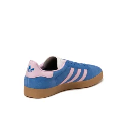 Adidas Sneakers En Cuir|Baskets Décontractées Terrace*Gazelle W Blue / Orchid Fusion / Gum