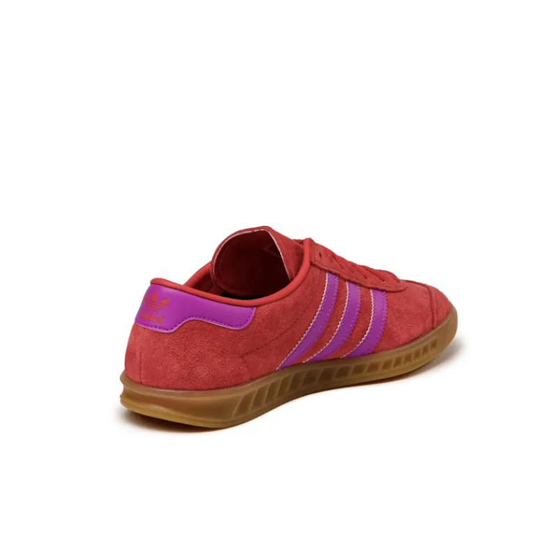 Adidas Sneakers En Cuir|Baskets Décontractées Terrace*Hamburg W Red / Purple Burst / Gum