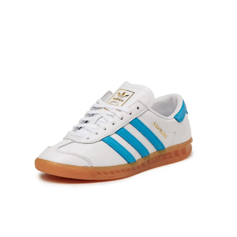 Adidas Sneakers En Cuir|Baskets Décontractées Terrace*Hamburg W Footwear White / Sky Rus / Gum 2