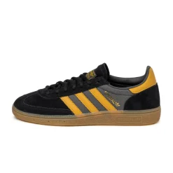 Adidas Sneakers En Cuir|Baskets Décontractées Terrace*Handball Spezial Core Black / Preloved Yellow / Grey Six