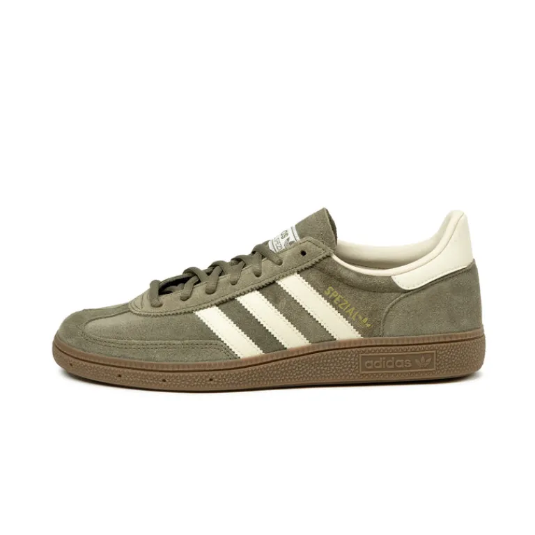 Adidas Sneakers En Cuir|Baskets Décontractées Terrace*Handball Spezial Olive Strata / Cream White / Gum 5