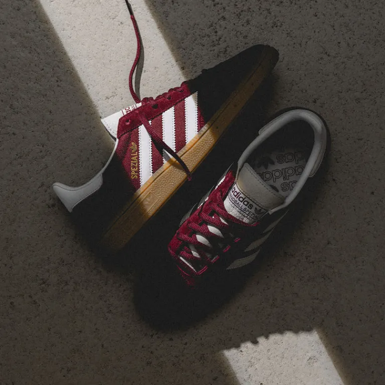 Adidas Sneakers En Cuir|Baskets Décontractées Terrace*Handball Spezial Shadow Red / Cloud White / Cream White