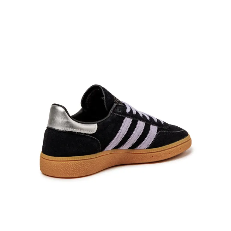 Adidas Sneakers En Cuir|Baskets Décontractées Terrace*Handball Spezial W Core Black / Violet Tone / Gum 1