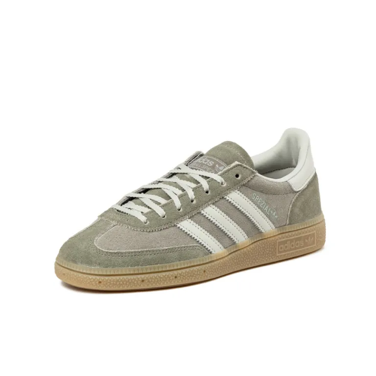 Adidas Sneakers En Cuir|Baskets Décontractées Terrace*Handball Spezial W Silver Pebble / Orbit Grey / Gum 4
