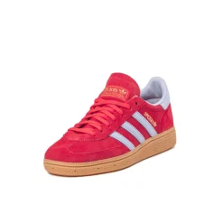 Adidas Sneakers En Cuir|Baskets Décontractées Terrace*Handball Spezial W Lucid Red / Glow Blue / Gum 1