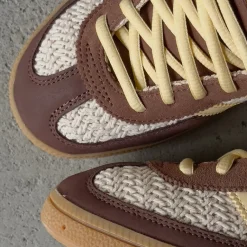 Adidas Sneakers En Cuir|Baskets Décontractées Terrace*Handball Spezial W Preloved Brown / Orange Tint / Gum 3
