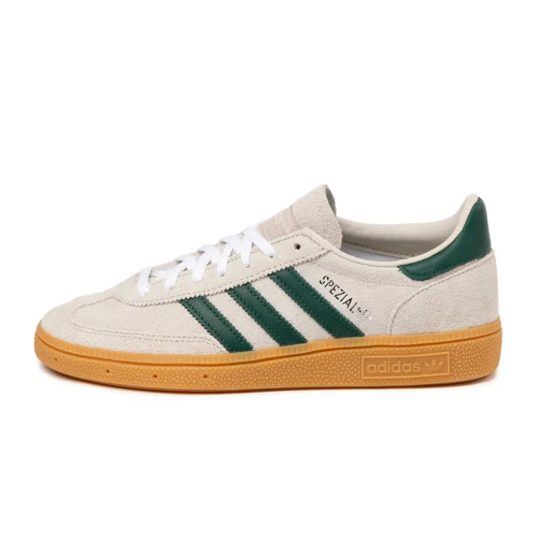 Adidas Sneakers En Cuir|Baskets Décontractées Terrace*Handball Spezial W Alumina / Collegiate Green / Gum