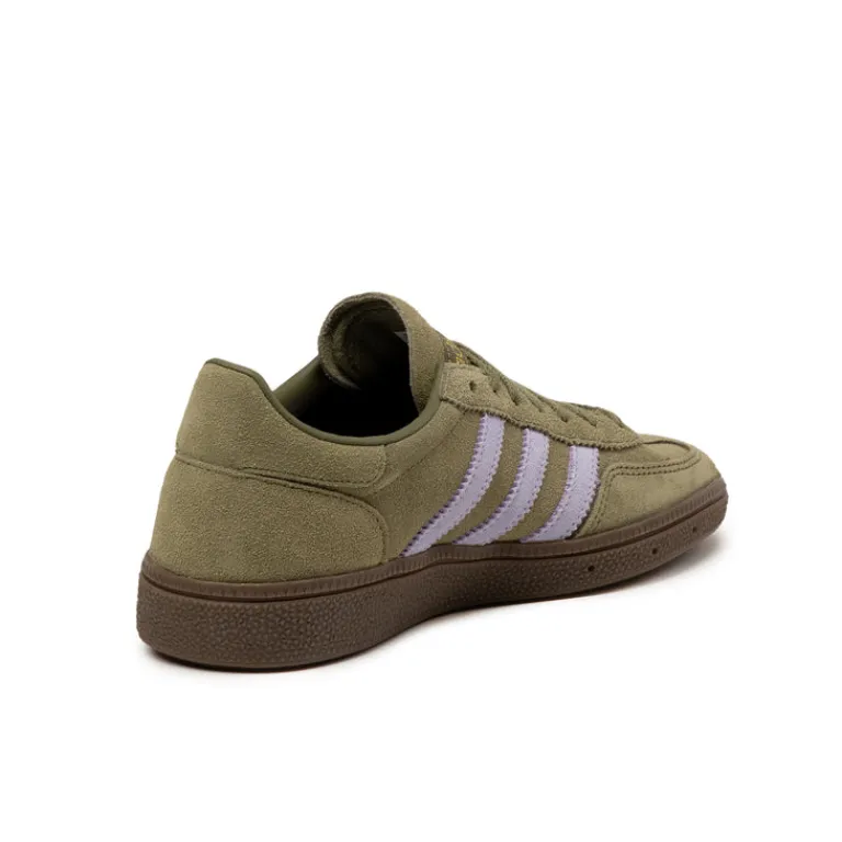 Adidas Sneakers En Cuir|Baskets Décontractées Terrace*Handball Spezial W Focus Olive / Violet Tone / Gum
