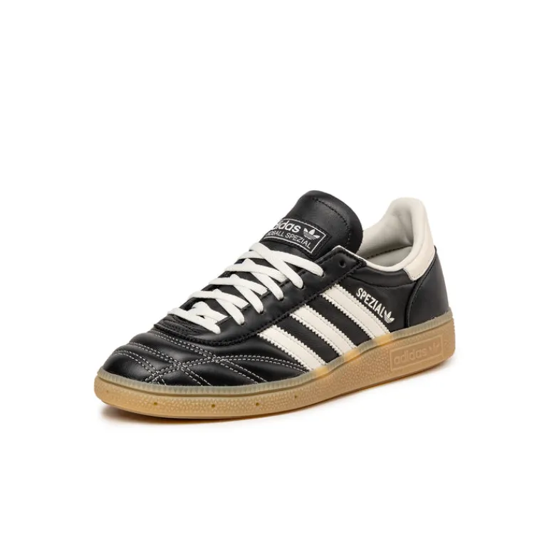 Adidas Sneakers En Cuir|Baskets Décontractées Terrace*Handball Spezial W Core Black / Off White / Silver Metallic