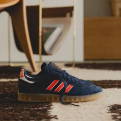 Adidas Sneakers En Cuir|Baskets Décontractées Terrace*Handball Top RM Night Indigo / Solar Red / Core White