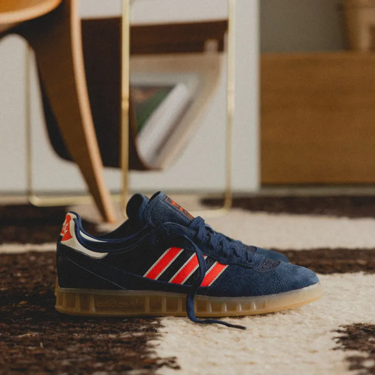 Adidas Sneakers En Cuir|Baskets Décontractées Terrace*Handball Top RM Night Indigo / Solar Red / Core White