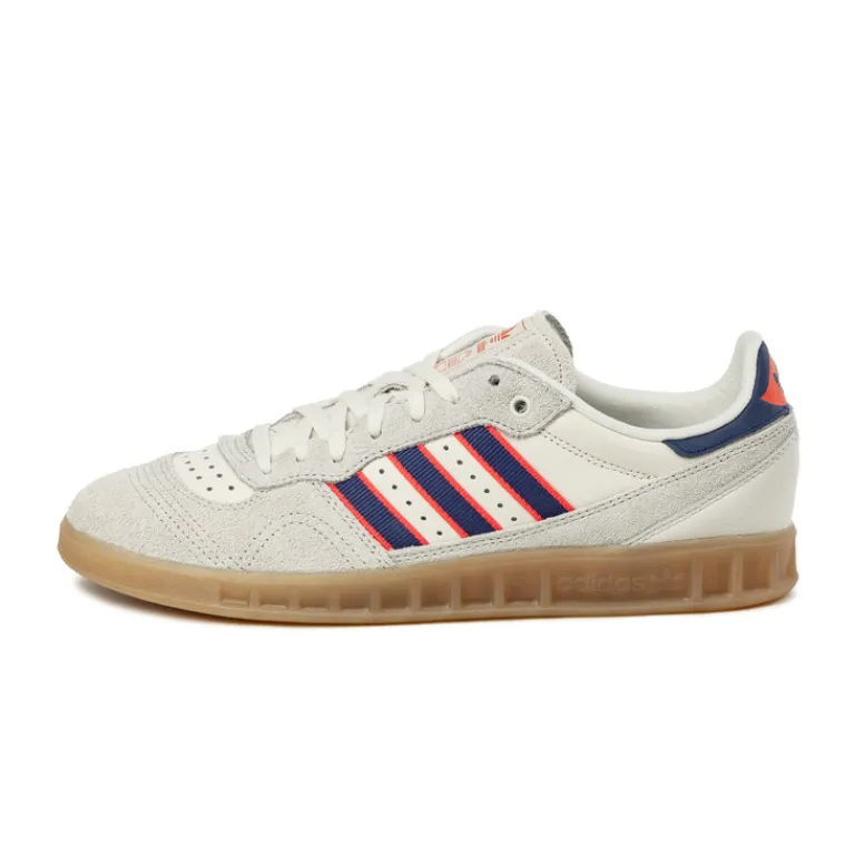 Adidas Sneakers En Cuir|Baskets Décontractées Terrace*Handball Top RM Crystal White / Victory Blue / Solar Red