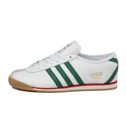 Adidas Sneakers En Cuir|Baskets Décontractées Terrace*Italia 70s Footwear White / Collegiate Green / Gum 3