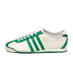 Adidas Sneakers En Cuir|Baskets Décontractées Terrace*Italia 60s *Made in Italy* Chalk White / Green / Cream White