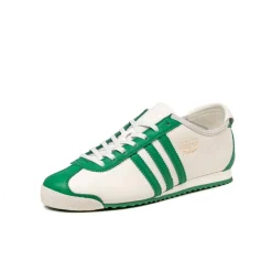 Adidas Sneakers En Cuir|Baskets Décontractées Terrace*Italia 60s *Made in Italy* Chalk White / Green / Cream White