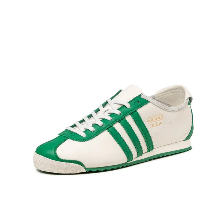 Adidas Sneakers En Cuir|Baskets Décontractées Terrace*Italia 60s *Made in Italy* Chalk White / Green / Cream White