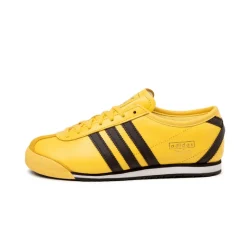 Adidas Sneakers En Cuir|Baskets Décontractées Terrace*Italia 70s W Spring Yellow / Dark Brown / Core Black