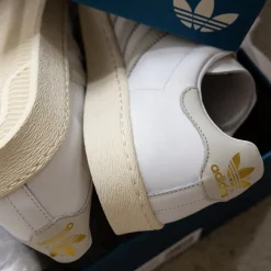 Adidas Sneakers En Cuir|Baskets Décontractées Terrace*Jabbar Low Footwear White / Orbital Grey / Crew White