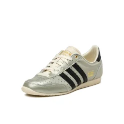 Adidas Sneakers En Cuir|Baskets Décontractées Terrace*Japan W Aluminium / Core Black / Crew White