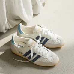 Adidas Sneakers En Cuir|Baskets Décontractées Terrace*Japan W Off White / Preloved Ink / Orange Tint