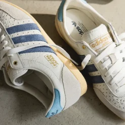 Adidas Sneakers En Cuir|Baskets Décontractées Terrace*Japan W Off White / Preloved Ink / Orange Tint
