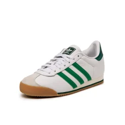Adidas Sneakers En Cuir|Baskets Décontractées Terrace*K 74 Footwear White / Green / Collegiate Green