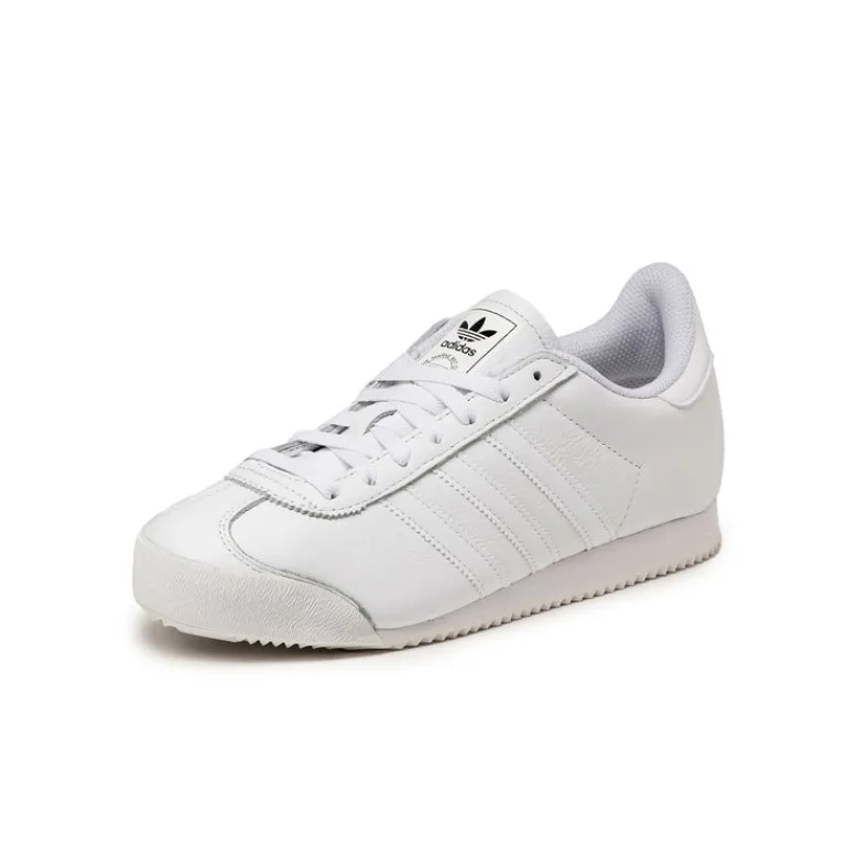 Adidas Sneakers En Cuir|Baskets Décontractées Terrace*K 74 Footwear White / Footwear White / Core Black