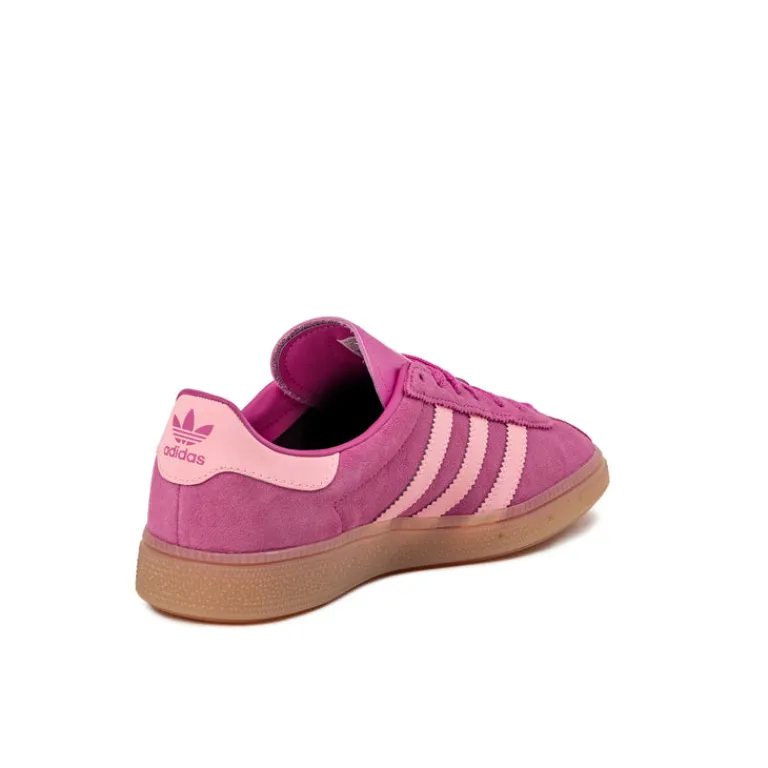 Adidas Sneakers En Cuir|Baskets Décontractées Terrace*München W Semilucid Sulfur / Glow Pink / Gum 3