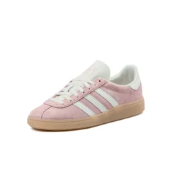 Adidas Sneakers En Cuir|Baskets Décontractées Terrace*München W Wonder Mauve / Off White / Silver Metallic