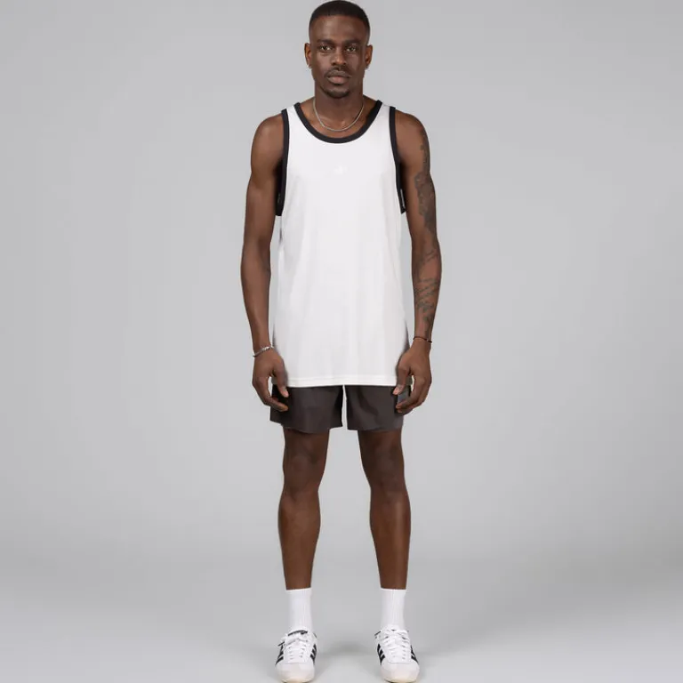 Adidas T-Shirts*Premium Essentials Tight Rib Tank Top Cloud White