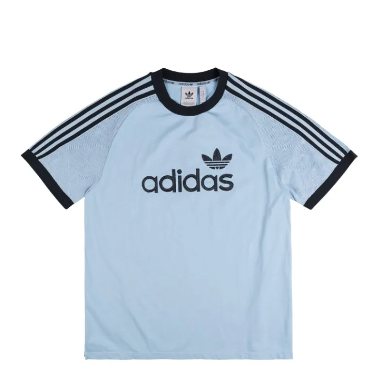 Adidas T-Shirts*Premium Knitted Tee Clear Sky