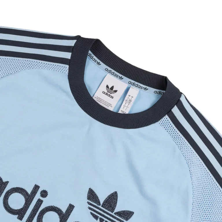 Adidas T-Shirts*Premium Knitted Tee Clear Sky