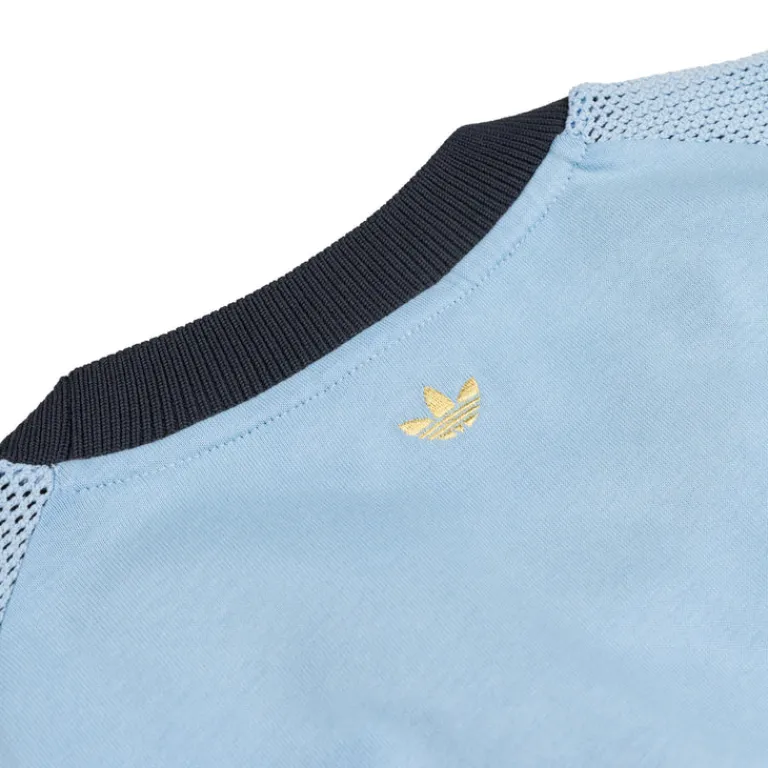 Adidas T-Shirts*Premium Knitted Tee Clear Sky