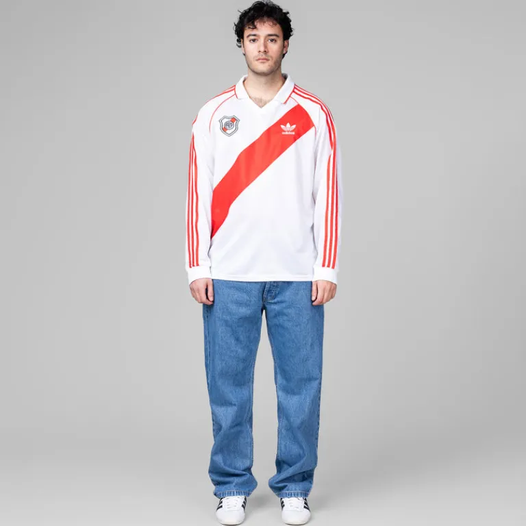 Adidas T-Shirts*River Plate Jersey 94 White/Red