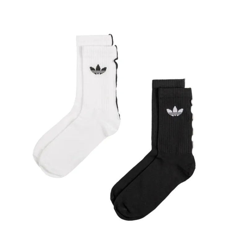 Adidas Chaussettes*Ruffle Crew Socks 2 Pairs White / Black