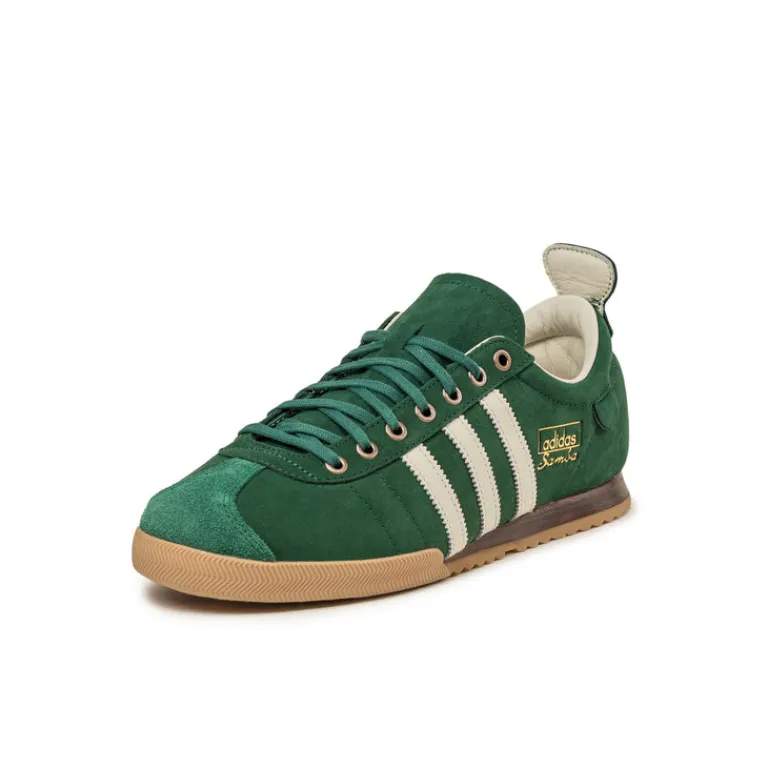 Adidas Sneakers En Cuir|Baskets Décontractées Terrace*Samba 62 Collegiate Green / Off White / Preloved Brown