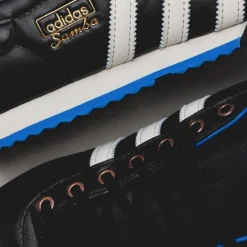 Adidas Sneakers En Cuir|Baskets Décontractées Terrace*Samba 62 Core Black / Cloud White / Blue Bird